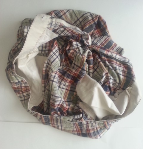 POLO JEANS Co Ralph Lauren Men Shorts Size 32 Brown Plaid Print 20" long - Picture 10 of 10
