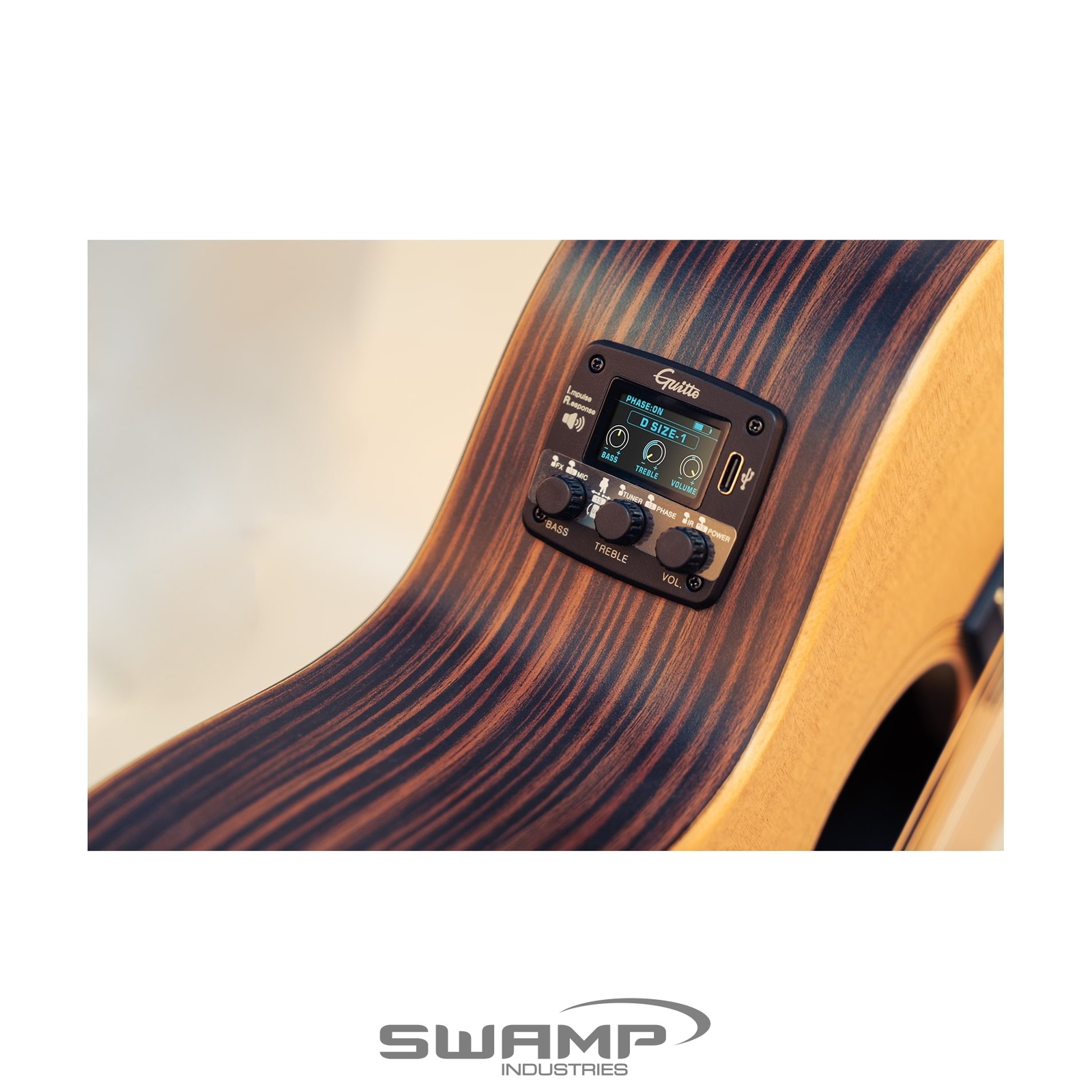 Guitto GGP04 Acoustic Guitar Pickup with Impulse Responses IR