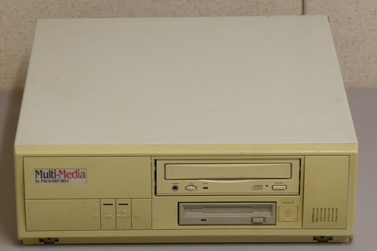 DEAD Packard bell Multi-Media PB411A Intel 486 SX CR-563-B CD-ROM