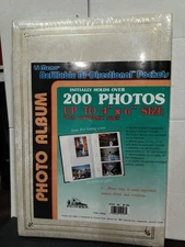 Pioneer Photo Album Holds 200 4"x6" Refillable Bi-directional Pockets New Sealed