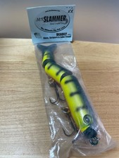 MS Slammer XX Lg 12inch # Perch swimbait wakebait Surface Topwater wood lure NEW