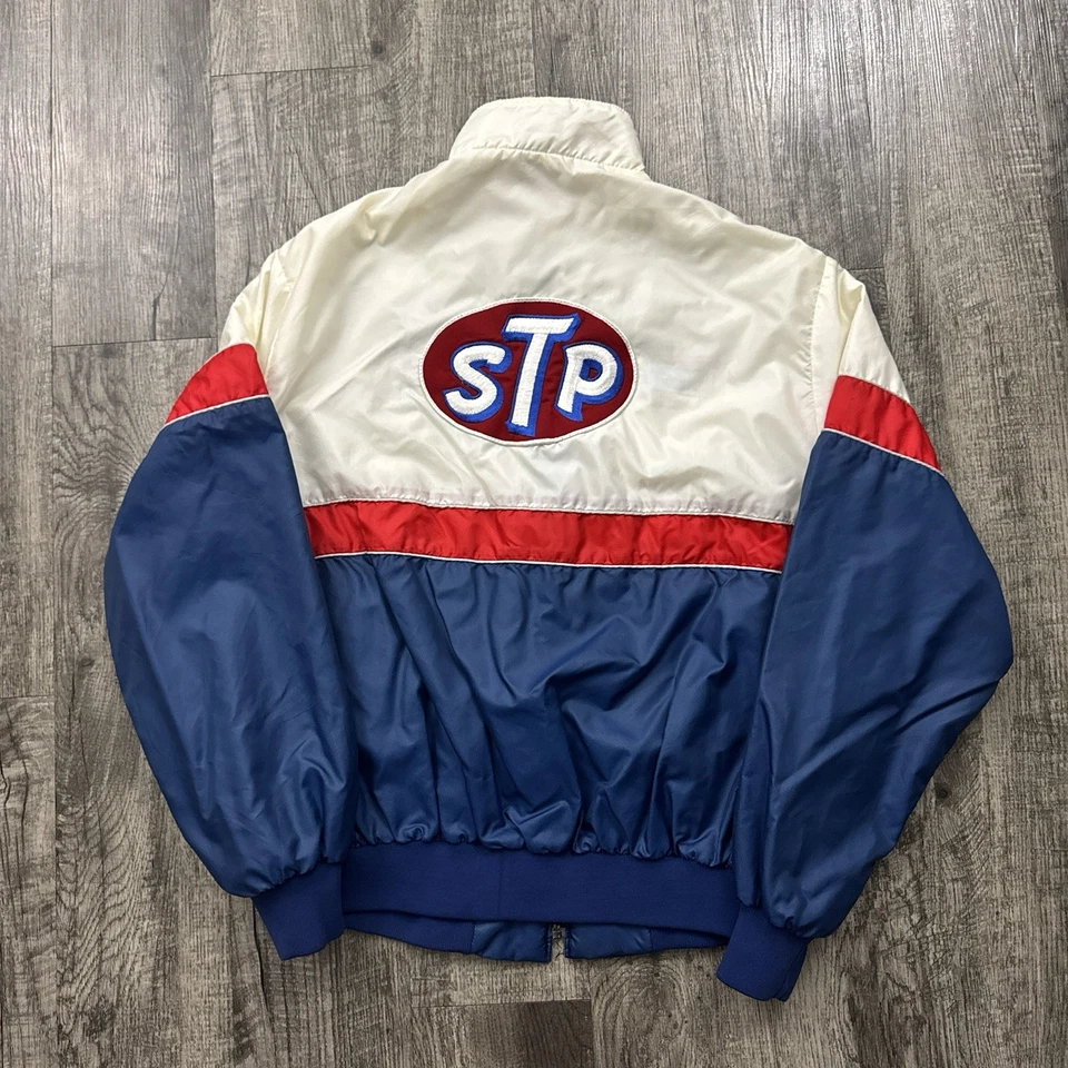 Chaqueta cortavientos vintage STP Racing Pepsi Richard Petty King Louie L Foto 2 de 4