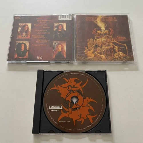 Sepultura - Arise CD 1991 Thrash Death Metal Roadrunner RR9328-2 - product listing photo