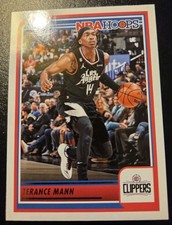 2023-24 Panini NBA Hoops Basketball Terance Mann #130 Los Angeles Clippers