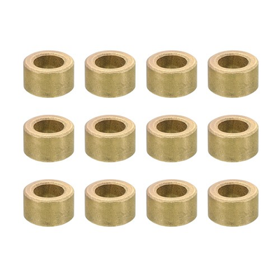 #ad 12 Pcs M6 Brass Spacers Metal Spacer Brass 6mm ID x 10mm OD x 6mm L $19.20