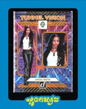 Angel Reese 2025 Panini Donruss WNBA - Tunnel Vision #9 Fireworks /75