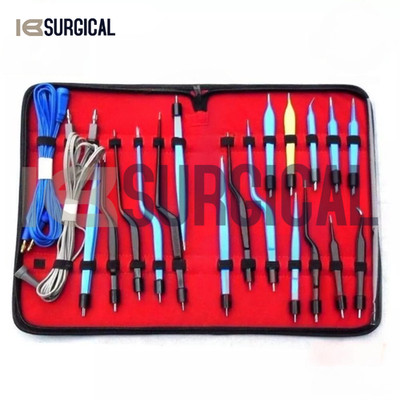 Bipolar Bayonet Forceps Electro surgical Instruments Set New
