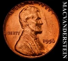 1956 Lincoln Wheat Cent - Choice Gem Brilliant Unc  No Reserve  #L3642