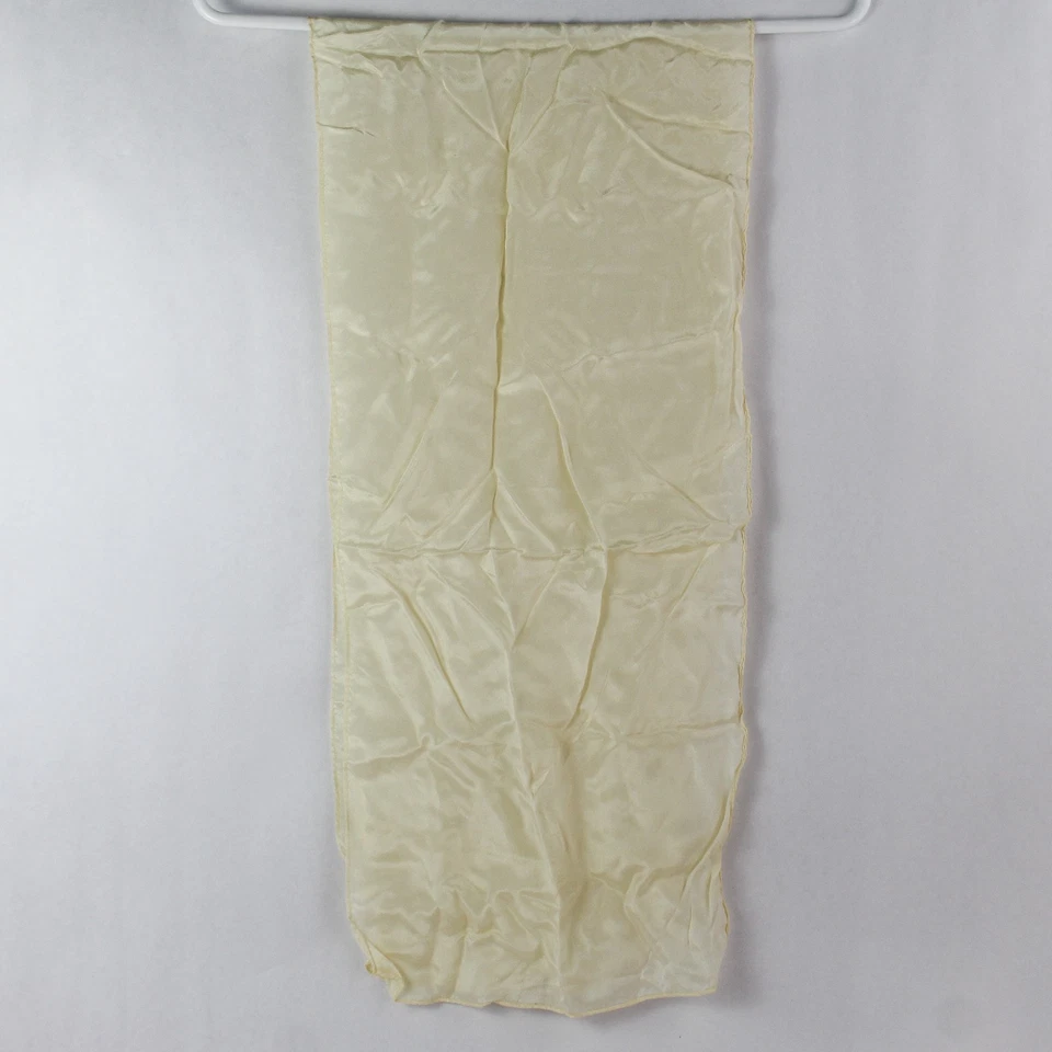 Lot of 2 Women's Scarves Beige Pink Lightweight Fabric for Crafting - Image 3 of 4