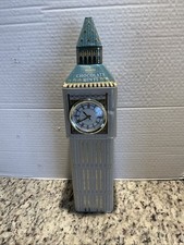 Walkers Chocolates Of London Big Ben Tower Orologio Pubblicitario in Latta con Orologio e Allarme
