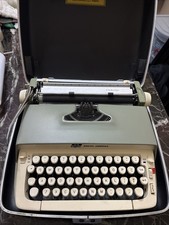 Smith Corona Galaxie Portable Manual Typewriter Machine Vintage Case thumbnail