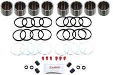 Pour IVECO DAILY I / II 1978-99 Réparation Avant Kit De Piston Et Joint En Inox