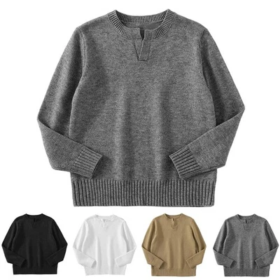 Leichter weicher Herren Pullover Strickpullover mit V-Ausschnitt für Urlaub und - Bild 1 von 4