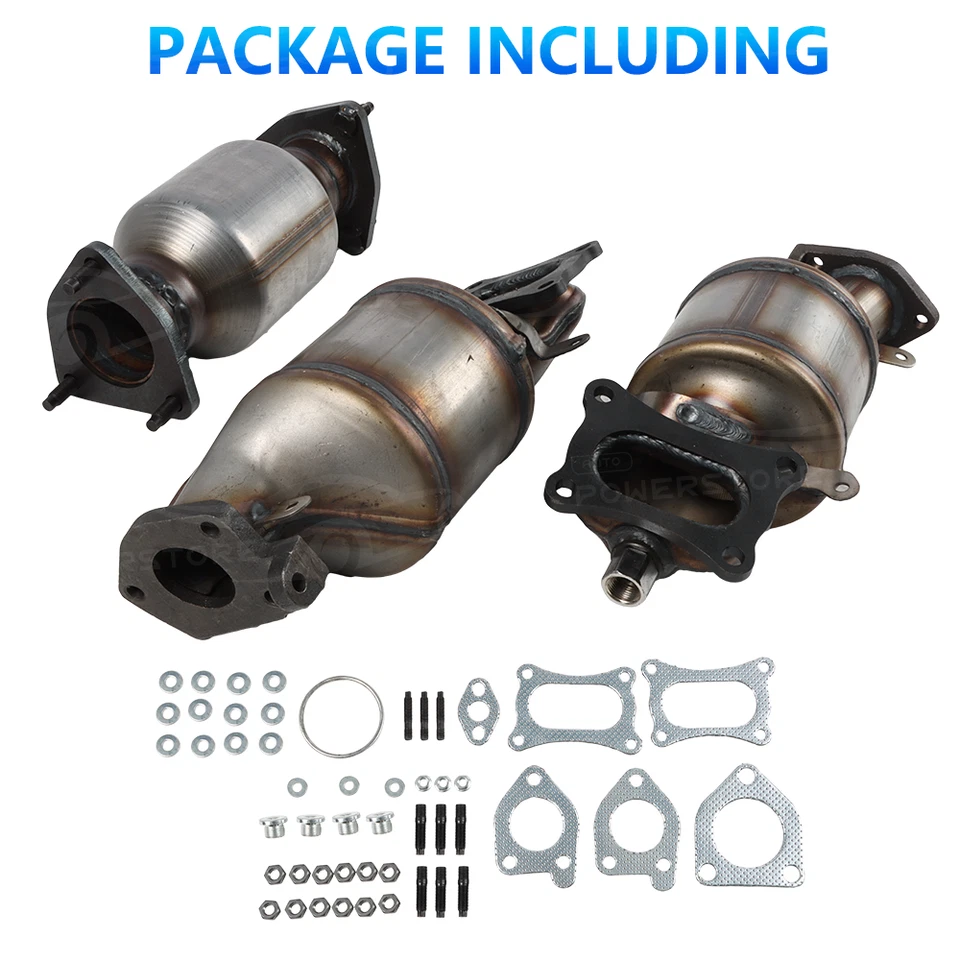45131+45132+16447 Complete Catalytic Converters for 2009-2015 HONDA PILOT 3.5L Foto 3 de 4