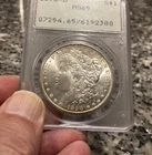 1898-O United States Morgan Silver Dollar PCGS MS65 OGH Rattler Green Label