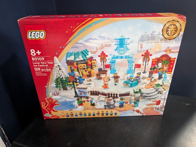 LEGO Chinese Seasonal 80109 Lunar New Year Ice Festival NEW Retired Sealed