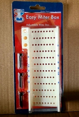 Midwest Products 1136 Midwest Easy Mitre Box New Old Stock