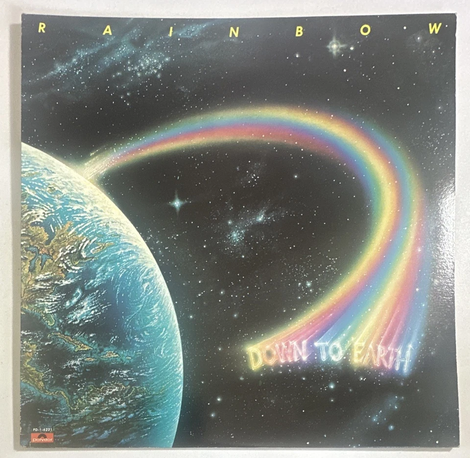 Rainbow Down To Earth Vinyl LP Record Canadian Issue 1984  Polydor EX / EX Foto 2 de 4