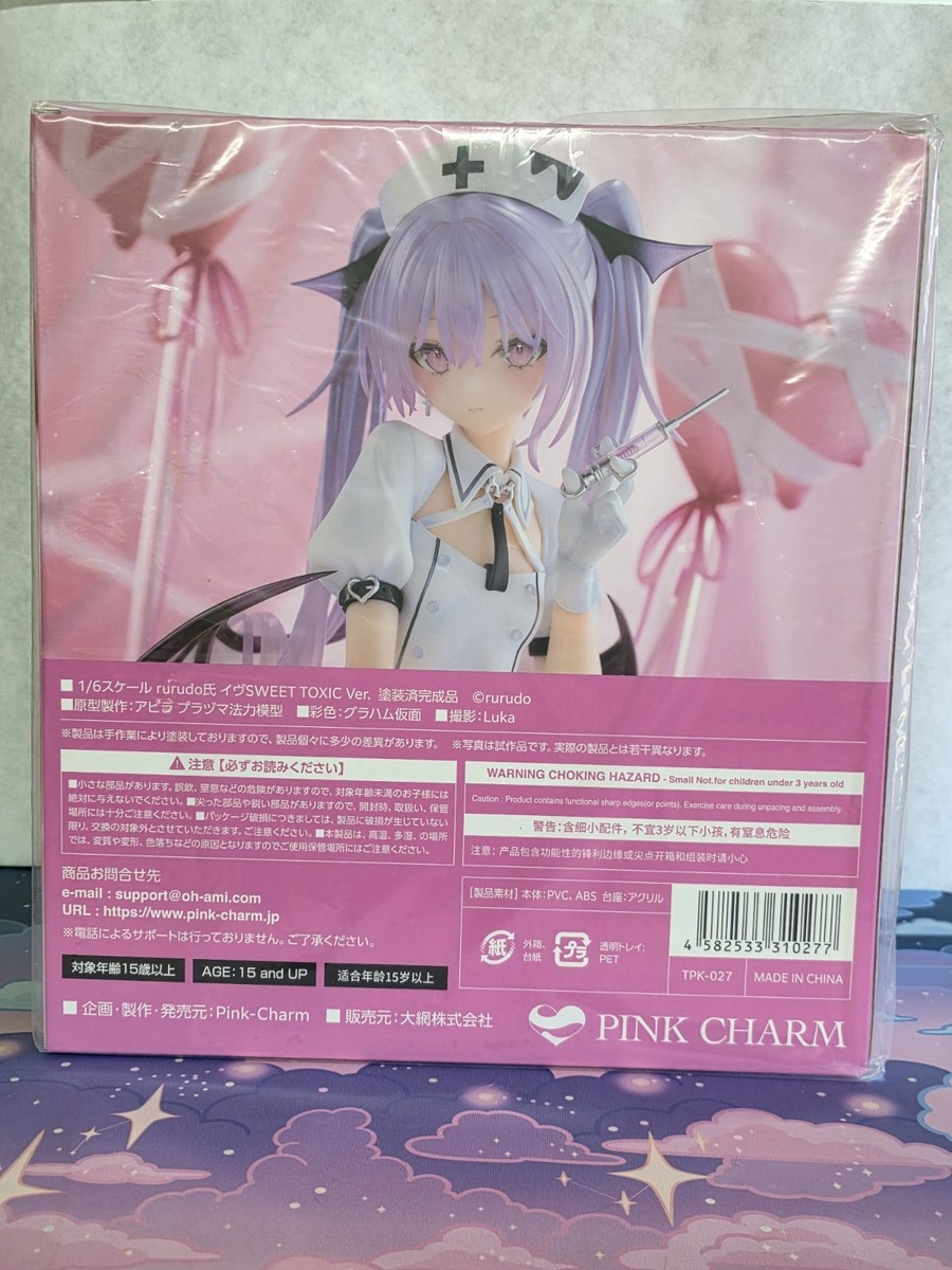 イヴ SWEET TOXIC Ver. 1/6 PinkCharm rurudo Rurudo Eve Sweet Toxic ver .1/6 PVC Figure Pink Charm [NEW
