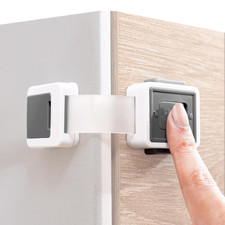 Child Safety Locks 4-Pack - Baby Proof Cabinets, Drawers, Toilets Appliances