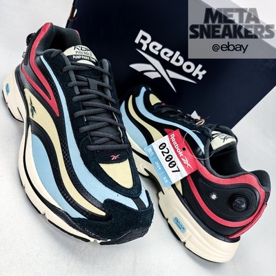 Reebok Premier Pump  US 9 Men's Blue Yellow Red Retro Paris Rare   100200792 NIB