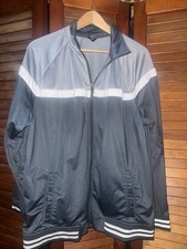 Athletic Works Track Jacket Mens Large Grey