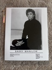 Barry Manilow Handsome Publicity Promo Pose Hollywood Original 8x10 Photo B&W