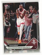 2025-26 Topps Now NBA #220 Kevin Durant Enters Scoring Top 5 - Houston Rockets