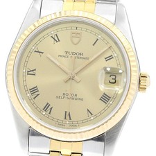 Orologio Uomo Automatico TUDOR Prince Oyster Date 74033 YG Lunetta cal.2824-2_879216