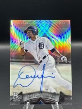 2014 Bowman Platinum AUTO ROOKIE Devon Travis RC #AP-BT Tigers Baseball