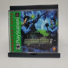 Syphon Filter 2 PS1 Green Label Sony Playstation 1 manual clean tested works