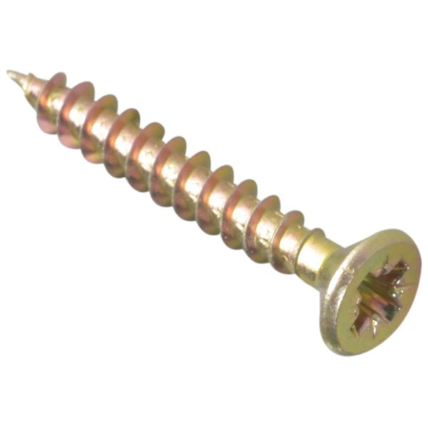 ForgeFix Multi-Purpose Pozi Screw CSK ST ZYP 4.0 x 35mm Box 200