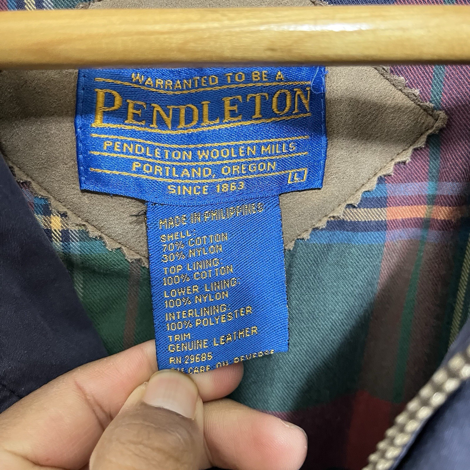 Pendleton Insulated Chore Coat Jacket Primaloft L… - image 4