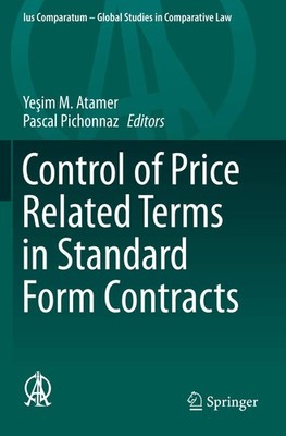 Control of Price Related Terms in Standard Form Contracts: 36 (I