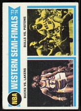 1974-75 Topps #162 NBA Western Semis