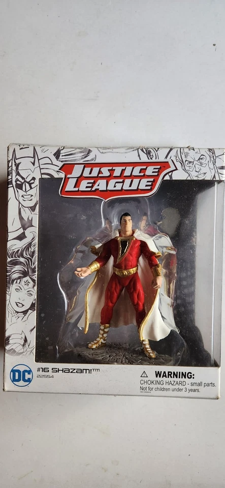 Shazam DC JLA #16 (2016 NUEVO) 22554 Schleich 4,5" pintado a mano - CAJA TRASERA DAÑADA Foto 2 de 4