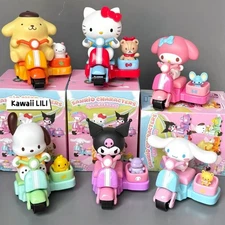 Sanrio Characters Riding Motorcycle Series Blind Box Confirmed Figures Art Toy