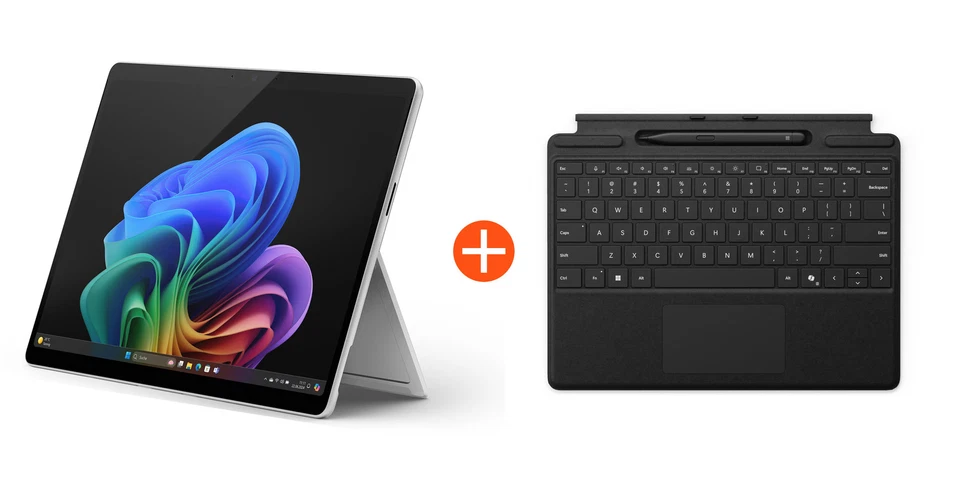 Microsoft Surface Pro (11. Edition) Copilot+ PC 13" 2in1 Platin Snapdragon® X...