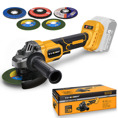 Cordless Angle Grinder For Dewalt 20V Battery 4-1/2'' to 5'' w/5 cutting blade