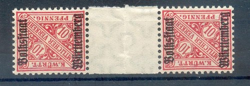 Württemberg 262ZS Intercasella MNH Mint (y74991