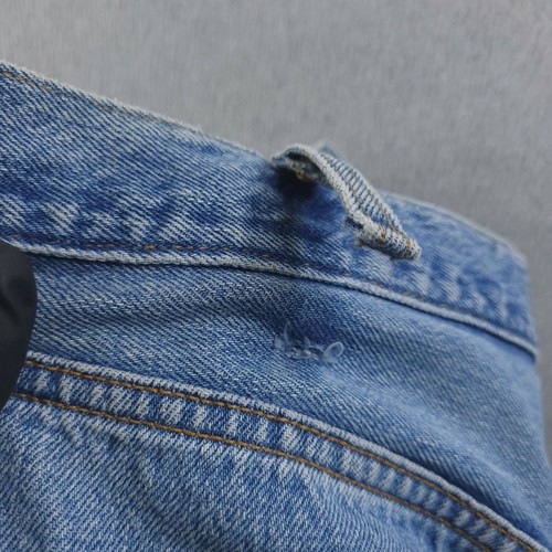 Jeans vintage Levis 501 para hombre 40x30 pierna recta botón mosca hechos en EE. UU. 90 denim - Imagen 18 de 19