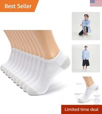 Comfort Meets Style: 4-10 Pairs of Cotton Cushion Low Cut Socks for Everyday Use