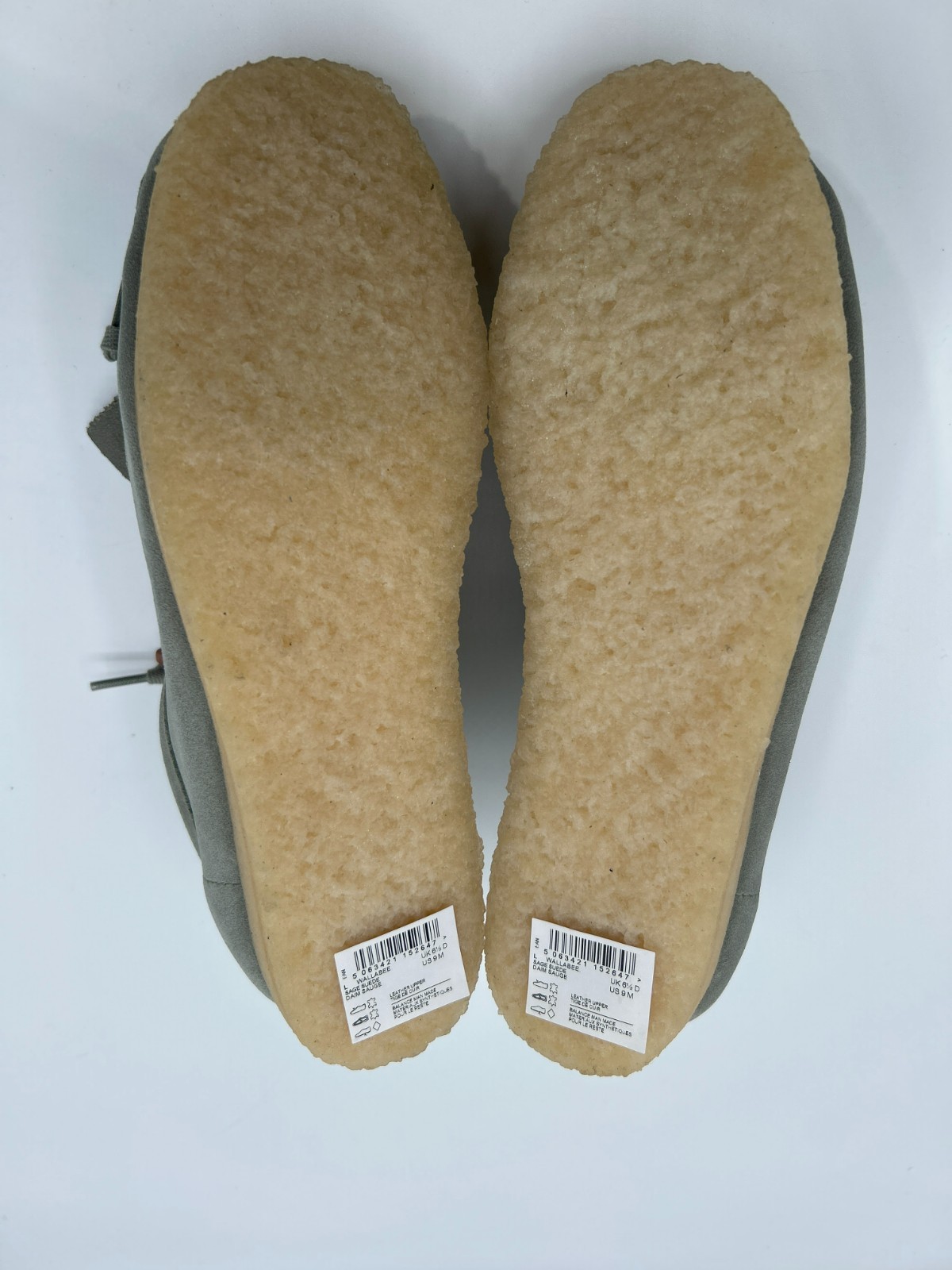 Clarks Wallabee Originals Women's Shoes Sage Suede - Size 9 image 5