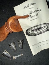 Vintage Braided Rug Tools Ruth Peters Instructions Original Box I'M AWESOME