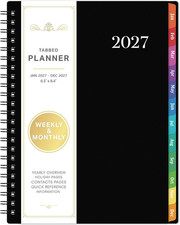 2027 Planner Weekly and Monthly - Planner 2027, Jan 2027 - Dec 2027