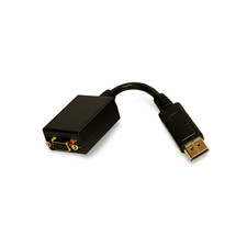 DisplayPort Male to VGA HD15 Female Adapter Converter - Black