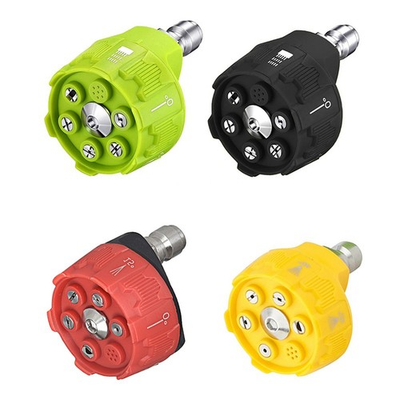 #ad #ad High Pressure Washer Spray Nozzle 0 15 25 40 Degree Rotation Watering Rinse Soap $17.77