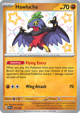 Hawlucha 175/091 Shiny Rare Paldean Fates Pokemon Holo Near Mint on eBay