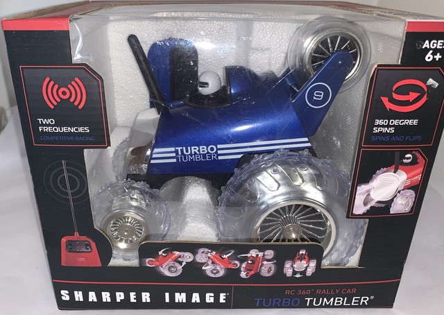 sharper image tumbler remote control car