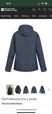 Mountain Warehouse Womens/Ladies Fell 3 in 1 Water Resistant  display picture 1